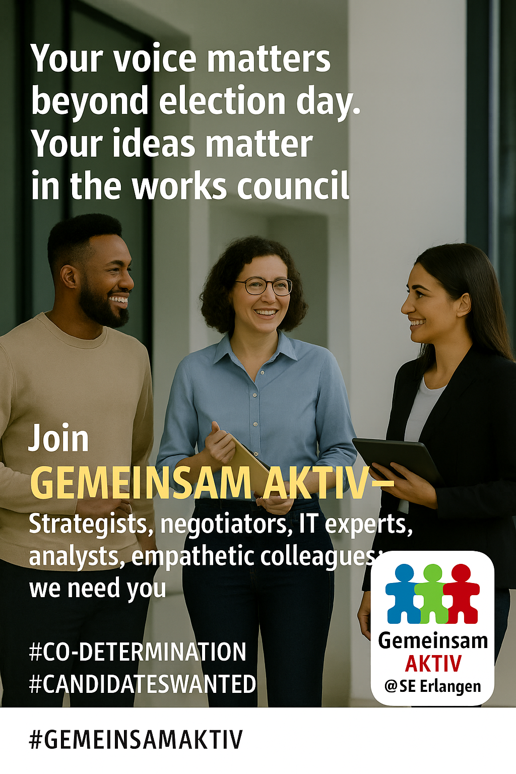 Candidate call Gemeinsam AKTIV